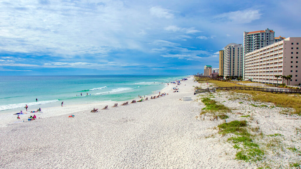 Navarre beach by the pier