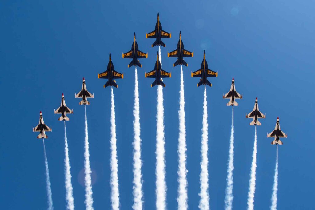 Blue Angels practice in Navarre Florida